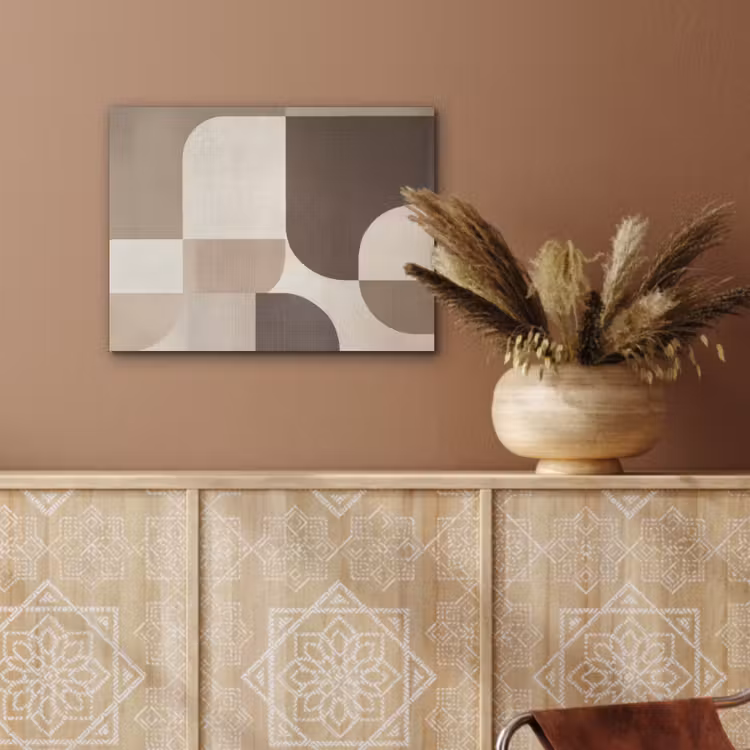 Geometrisch - Geweven structuur - Modern PET vilt klein -sfeer4