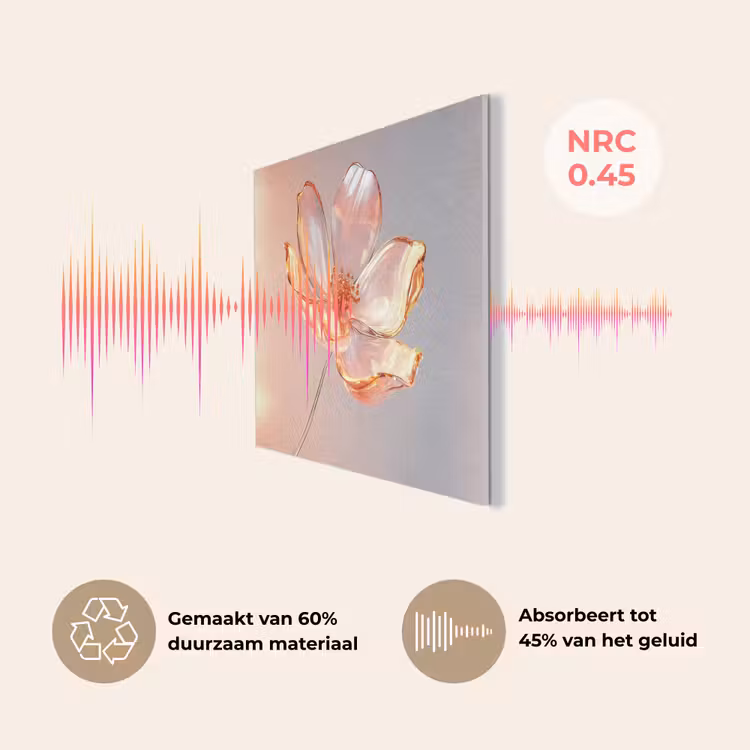 Glazen - Bloem - Roze PET vilt klein -USP_NL
