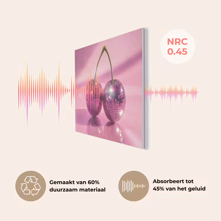 Glitter - Discobol - Roze - Kersen PET vilt klein -USP_NL