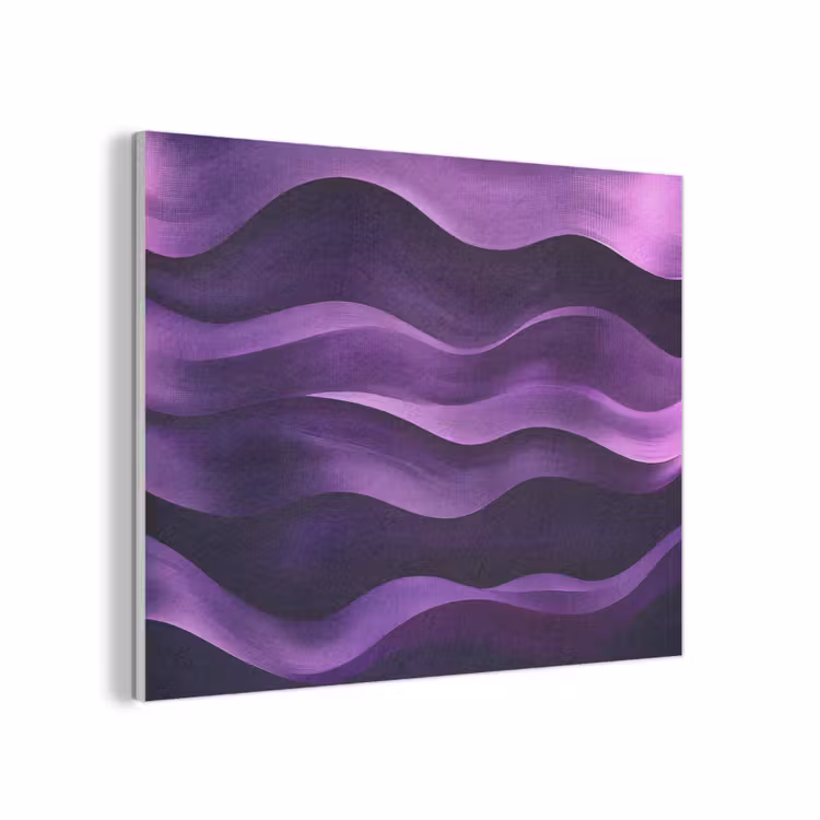 Golven - Abstract - Paars PET vilt klein -3d