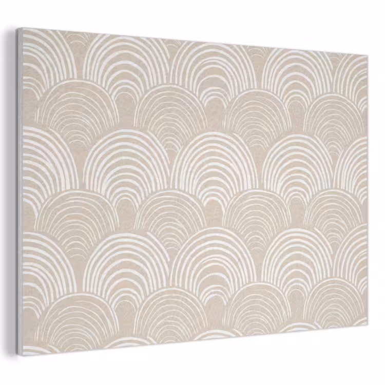Golven - Structuur - Beige PET vilt klein 837 -3d