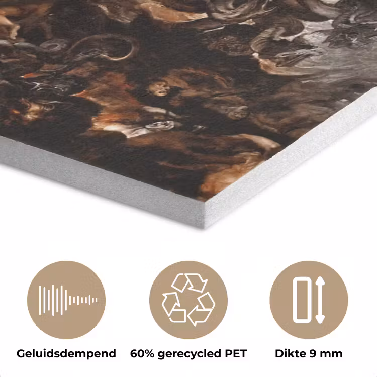 Goud - Lippen - Kunst PET vilt klein -closeup_NL