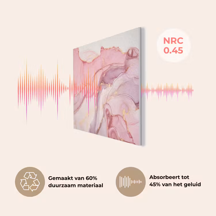 Goud - Marmer - Roze PET vilt klein -USP_NL