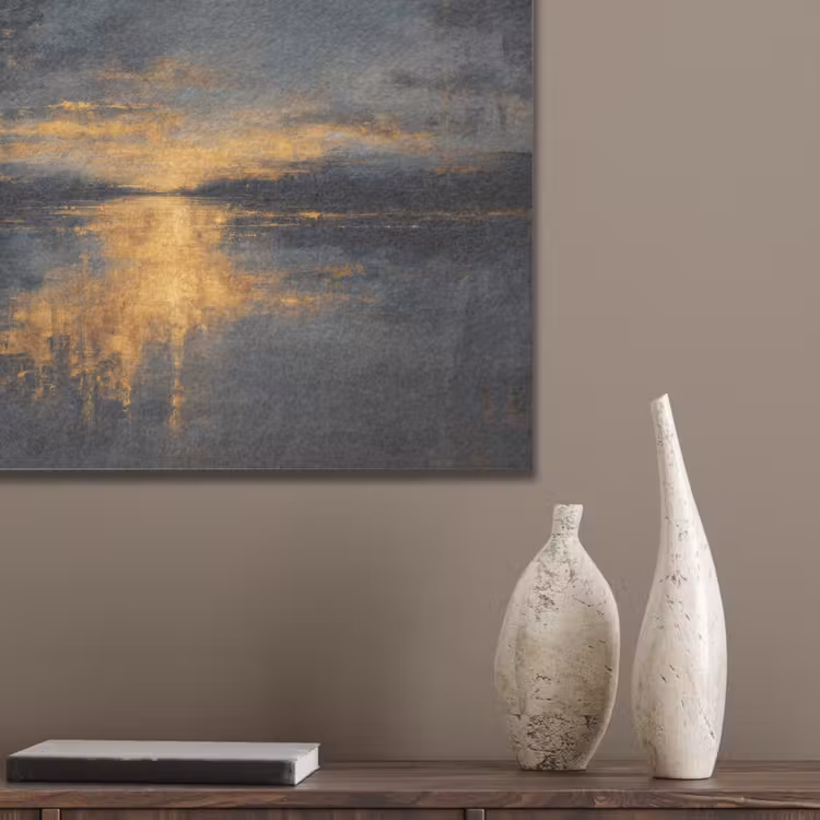 Gouden Reflectie op Water PET vilt klein -sfeer6_closeup
