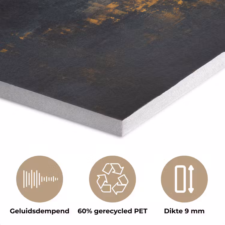 Gouden Reflectie op Water PET vilt klein -closeup_NL