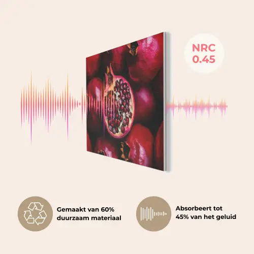 Granaatappel - Rood - Fruit PET vilt klein -USP_NL