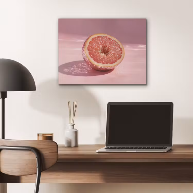 Grapefruit - Roze - Disco - Shiny PET vilt klein -sfeer5