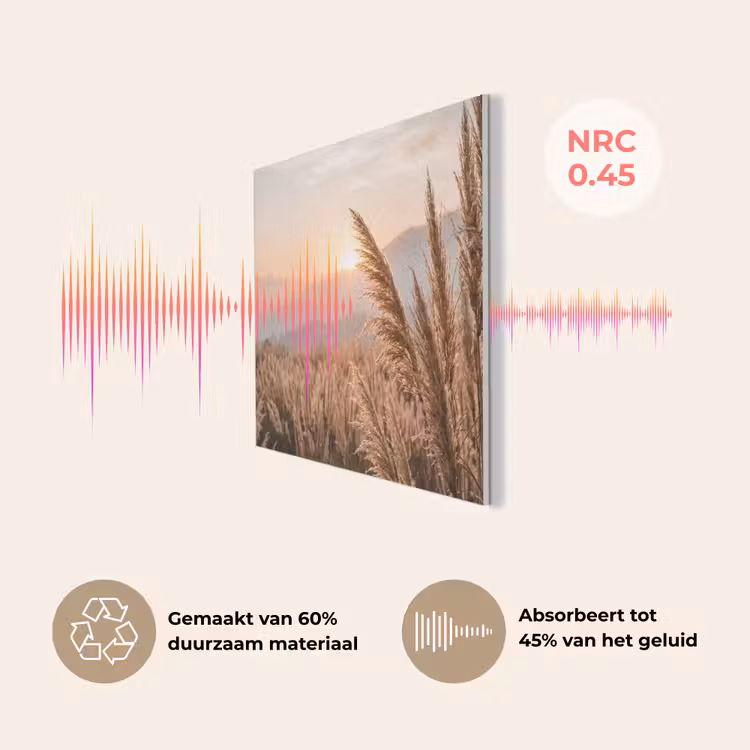 Gras - Veld - Zon - Natuur PET vilt klein -USP_NL
