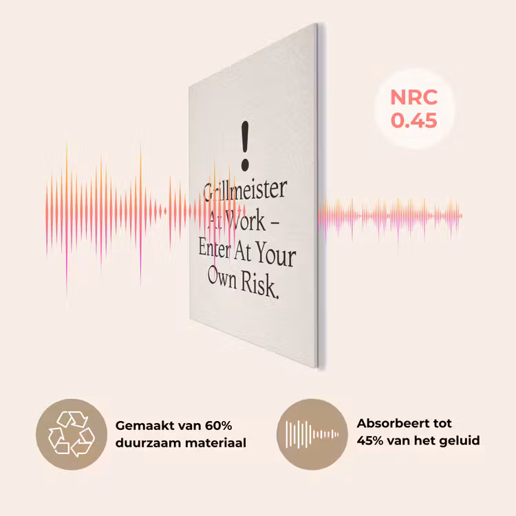Grill - Uitroepteken - Zwart - Tekst PET vilt klein -USP_NL