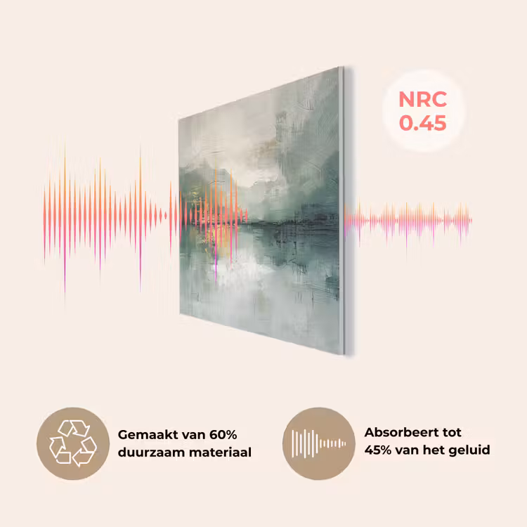 Groen - Modern - Abstract - Goud PET vilt klein -USP_NL