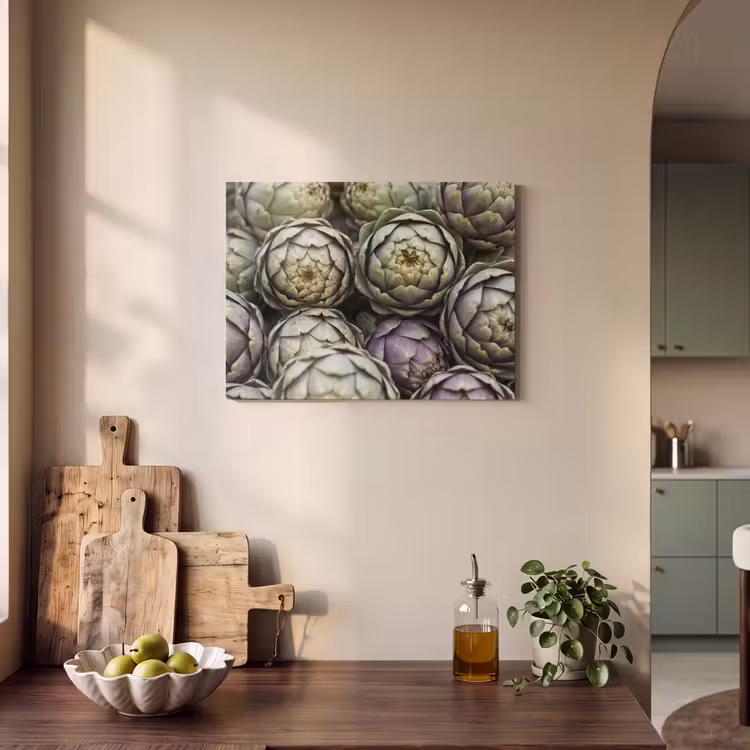Akoestisch schilderij - Groenten - Vers - Eten - Groenten - Vers - Eten PET vilt klein