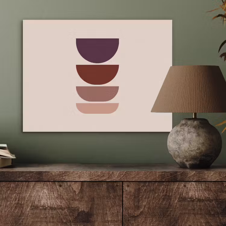 Harmonieus - Symmetrisch - Rood PET vilt klein -sfeer2