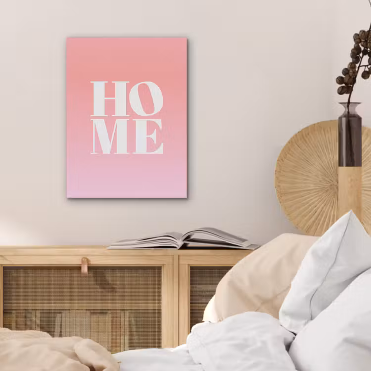 Home - Letters - Groot - Roze PET vilt klein -sfeer3