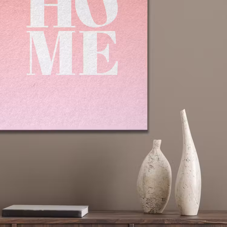 Home - Letters - Groot - Roze PET vilt klein -sfeer6_closeup