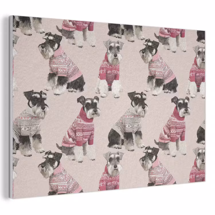 Honden - Truien - Rood PET vilt klein 837 -3d