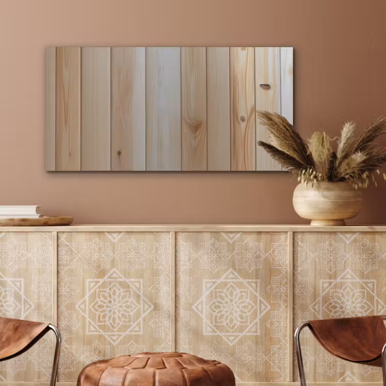 Hout - Planken - Licht PET vilt middel -sfeer4