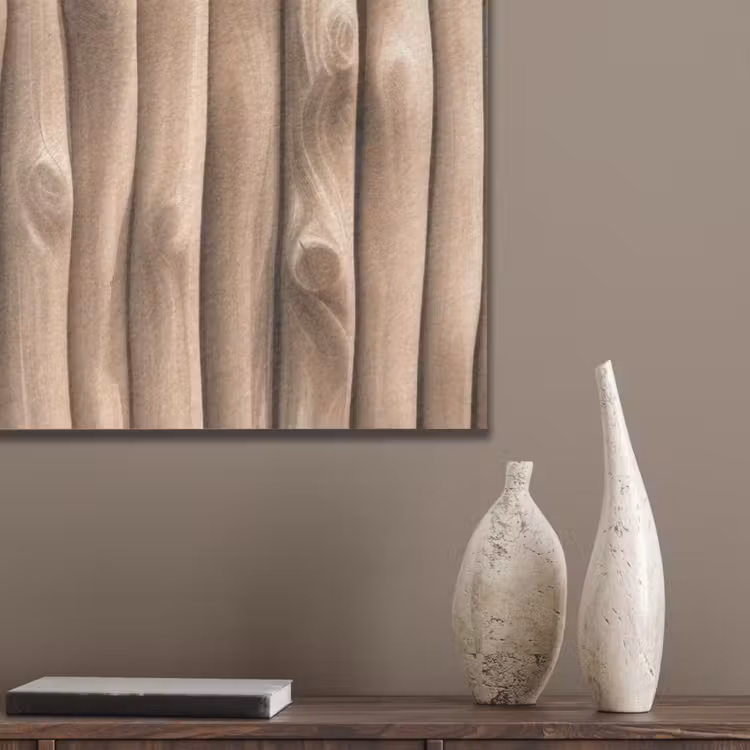 Hout - Stam - Lichtbruin PET vilt middel -sfeer6_closeup