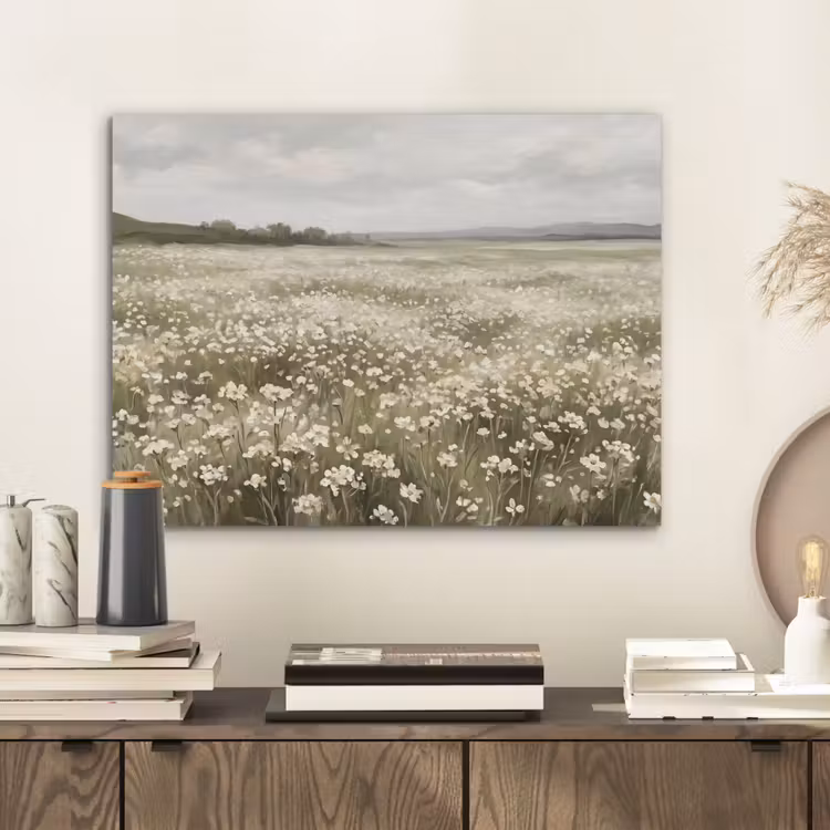 Illustratie - Landschap - Wit PET vilt klein -sfeer1