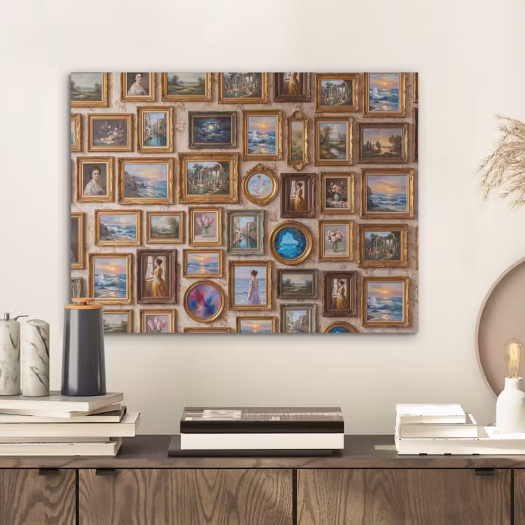 Interieur - Kunst - Collectie - Klassiek - Goud PET vilt klein -sfeer1