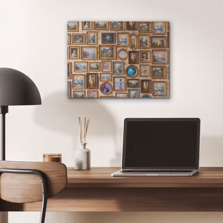 Interieur - Kunst - Collectie - Klassiek - Goud PET vilt klein -sfeer5