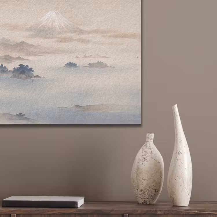 Japans - Landschap - Beige PET vilt klein -sfeer6_closeup