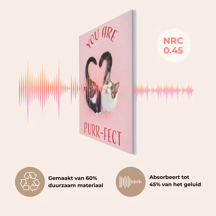 Kat - Hart - Tekst - Valentijn PET vilt klein -USP_NL