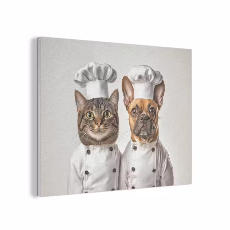 Kat - Hond - Kokskleding PET vilt klein -3d