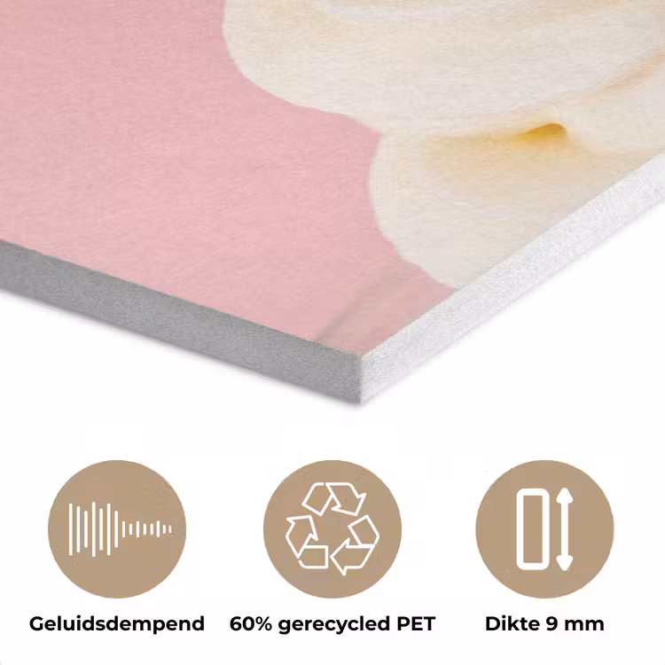 Kers - Slagroom - Roze PET vilt klein -closeup_NL