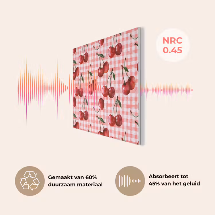 Kersen - Blokken - Rood PET vilt klein 837 -USP_NL
