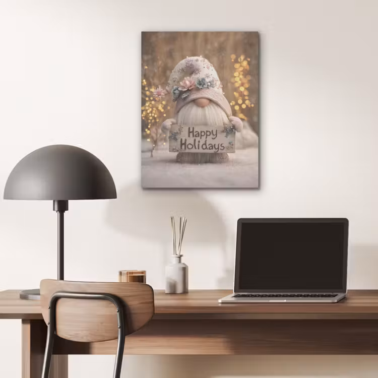 Kerst - Gnome - Bord - Kleurrijk PET vilt klein -sfeer5
