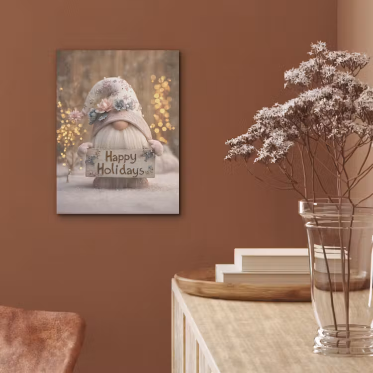 Kerst - Gnome - Bord - Kleurrijk PET vilt klein -sfeer4