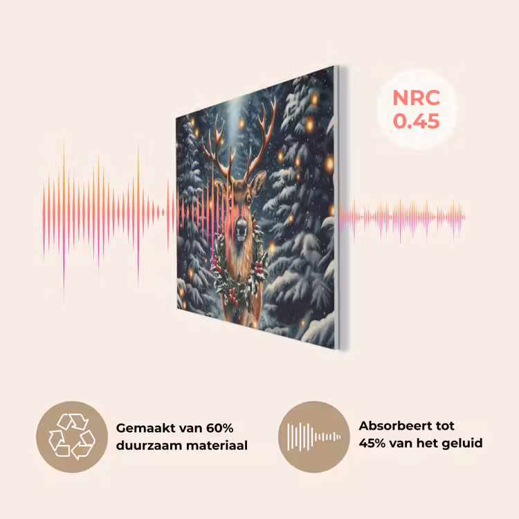 Kerst - Magie - Bos - Kleurrijk PET vilt klein -USP_NL