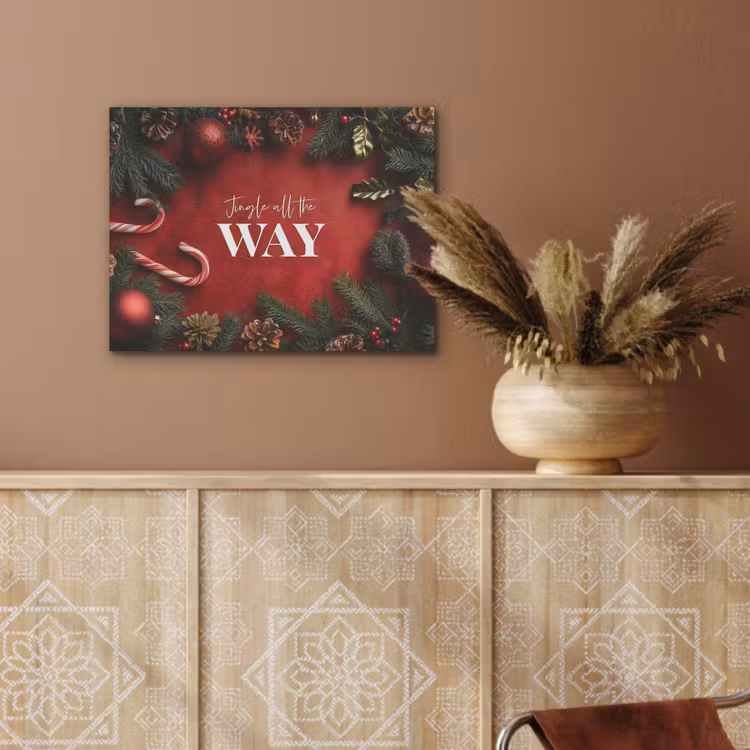 Kerst - Quote - Rood - Kerstballen PET vilt klein -sfeer4