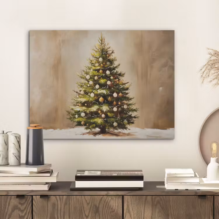 Kerst - Sfeer - Groen PET vilt klein -sfeer1