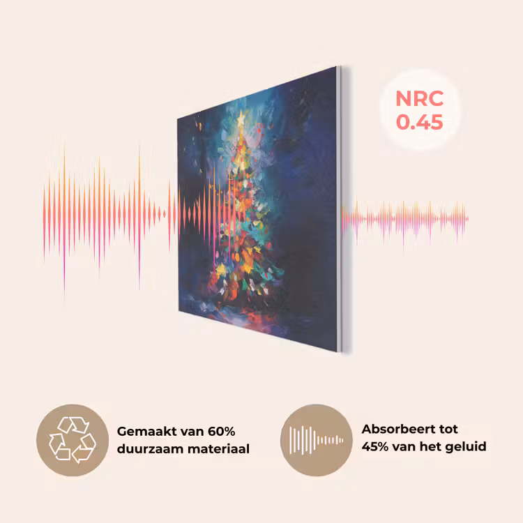 Kerstboom - Kerst - Abstract - Kleurrijk PET vilt klein -USP_NL