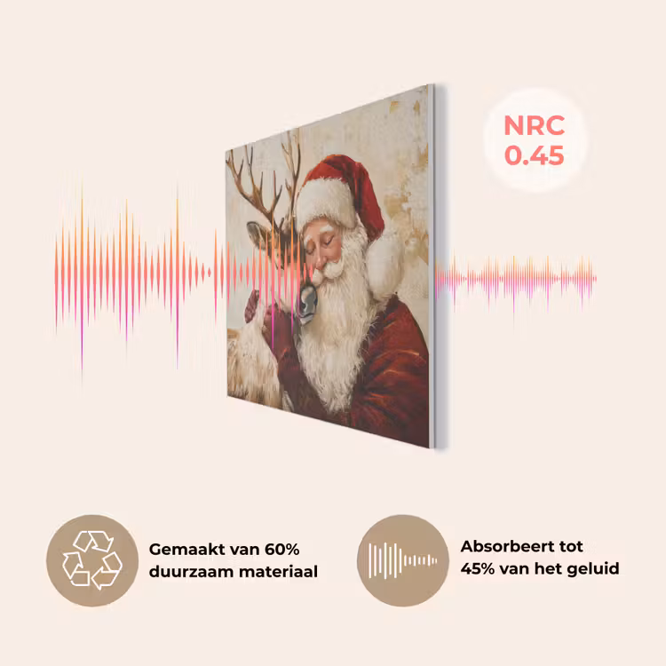 Kerstman - Rendier - Kerst - Christmas PET vilt klein -USP_NL