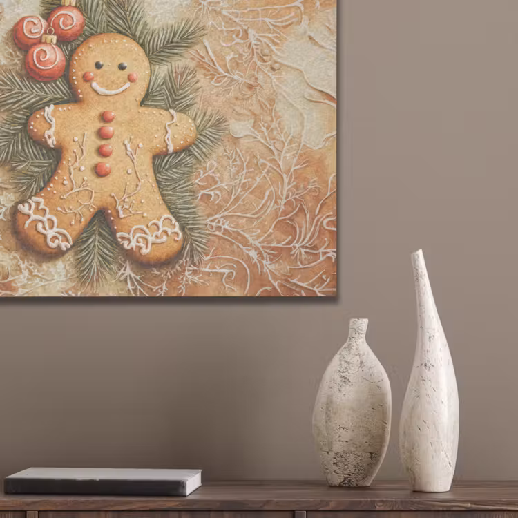 Kerstmis - Koekje - Poppetje - Speculaas PET vilt klein -sfeer6_closeup