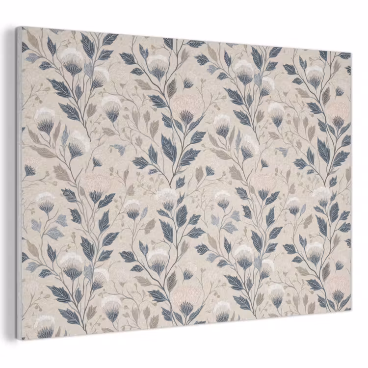 Klassiek - Botanisch - Kleurrijk PET vilt klein 837 -3d