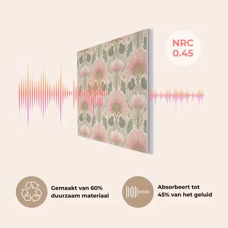 Klassiek - Patroon - Roze PET vilt klein 837 -USP_NL