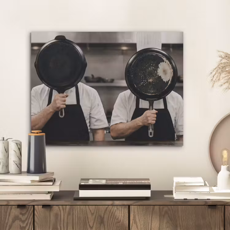 Koks - Koekenpannen - Keuken PET vilt klein -sfeer1