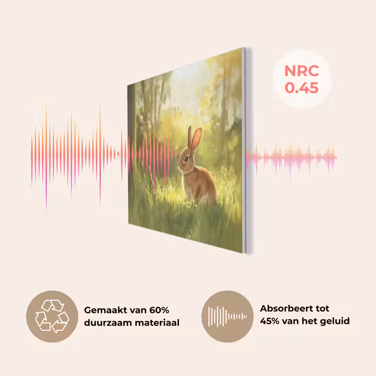Konijn - Zonlicht - Bos PET vilt klein -USP_NL