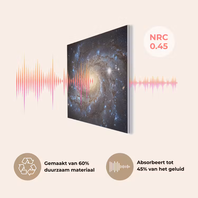 Kosmos - Sterrenstelsel - Donker PET vilt klein -USP_NL