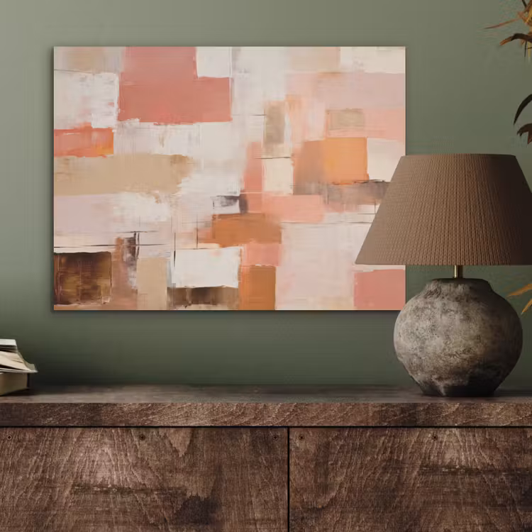 Kunst - Roze - Abstract PET vilt klein -sfeer2