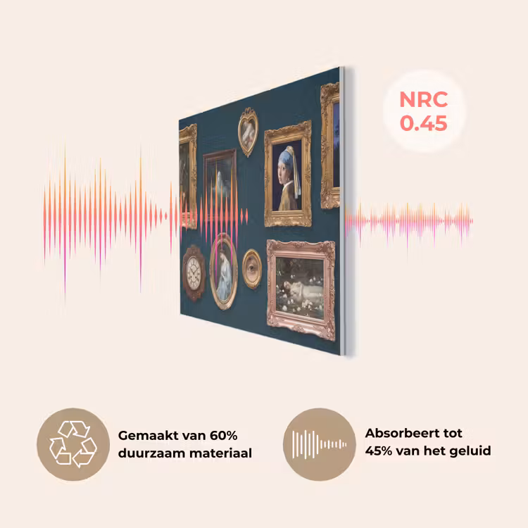 Kunst - Schilderijen - Decoratie - Klassiek - Groen PET vilt klein -USP_NL