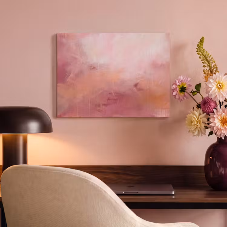 Kunst - Vloeiend - Pastel - Abstract PET vilt klein -sfeer3