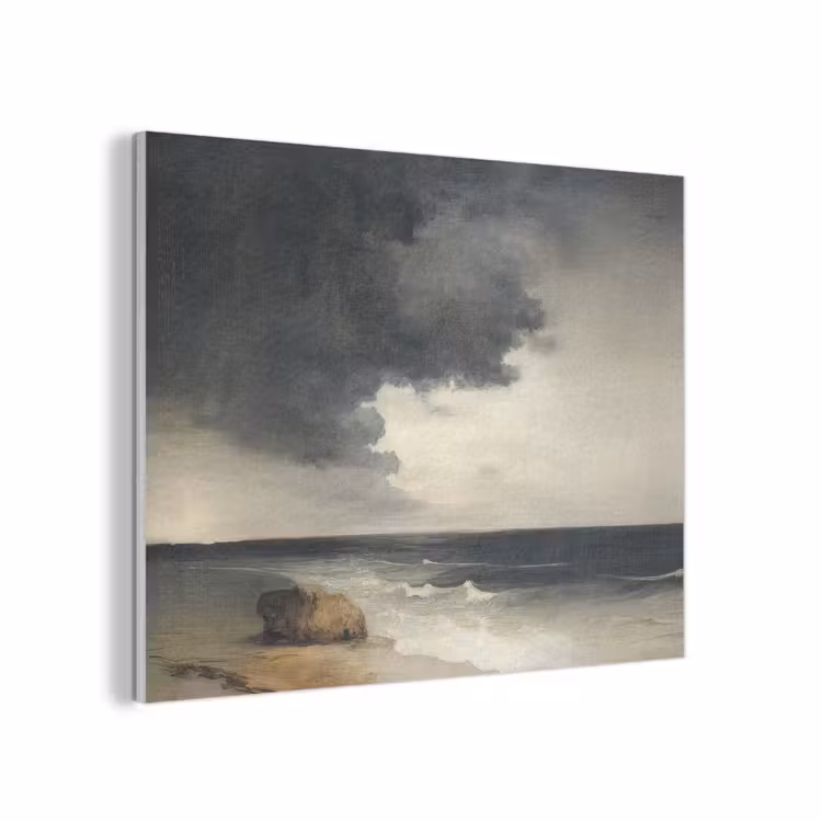 Kust - Golven - Rots - Storm PET vilt klein -3d
