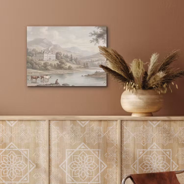 Landhuis - Rivier - Vee PET vilt klein -sfeer4