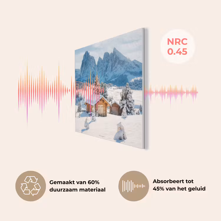 Landschap - Winter - Sneeuw PET vilt klein -USP_NL