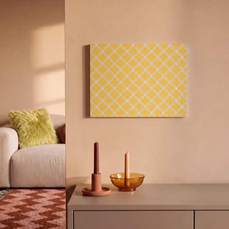 Lantaarn - Arabesk - Elegant - Geel PET vilt klein 837 -sfeer1