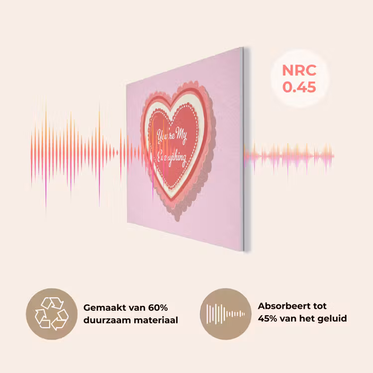Liefde - Hart - Valentijn PET vilt klein -USP_NL